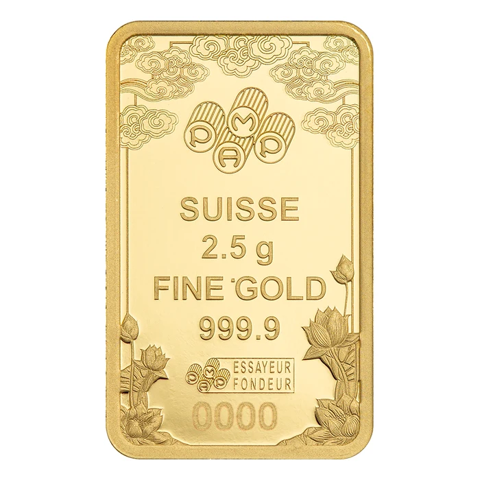 Pamp Suisse 2.5g Good luck Yellow Dragon