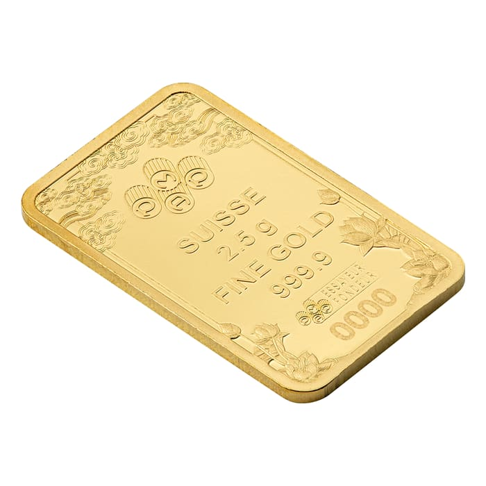 Pamp Suisse 2.5g Good luck Yellow Dragon