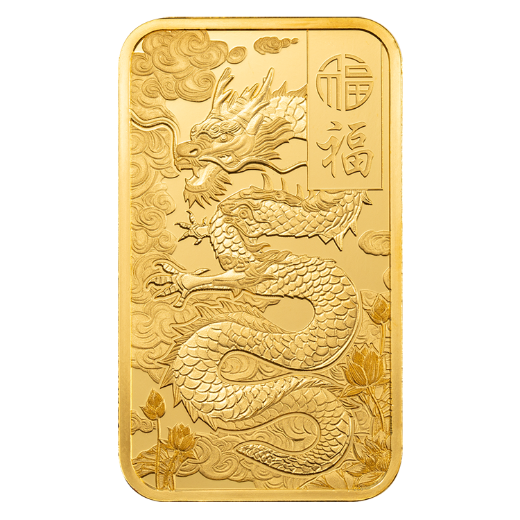 Pamp Suisse 1oz Good luck Yellow Dragon