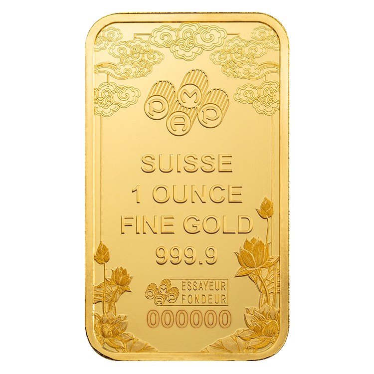 Pamp Suisse 1oz Good luck Yellow Dragon
