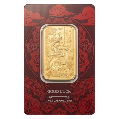 Pamp Suisse 1oz Good luck Yellow Dragon