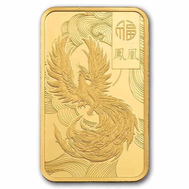 Pamp Suisse 5g Good luck Phoenix minted bar