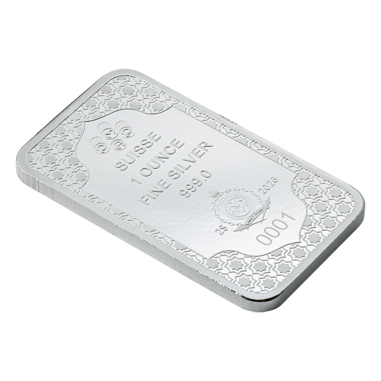 Pamp Suisse 1oz Eid Mubarak Silver Coin Bar