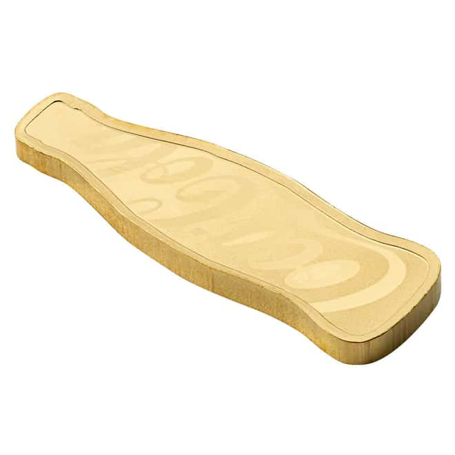 Pamp Suisse coca-cola 5g Shaped Gold Coin Bar