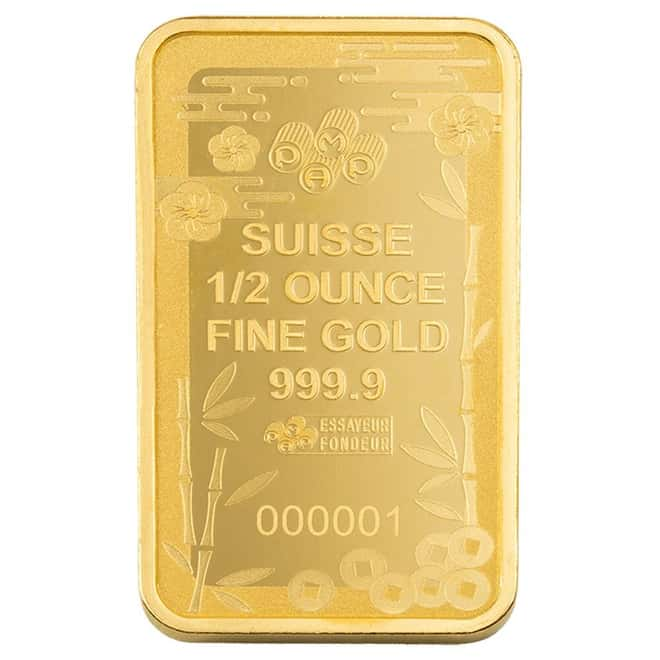 Pamp Suisse 1/2oz Good Luck Maneki Neko Minted Bar