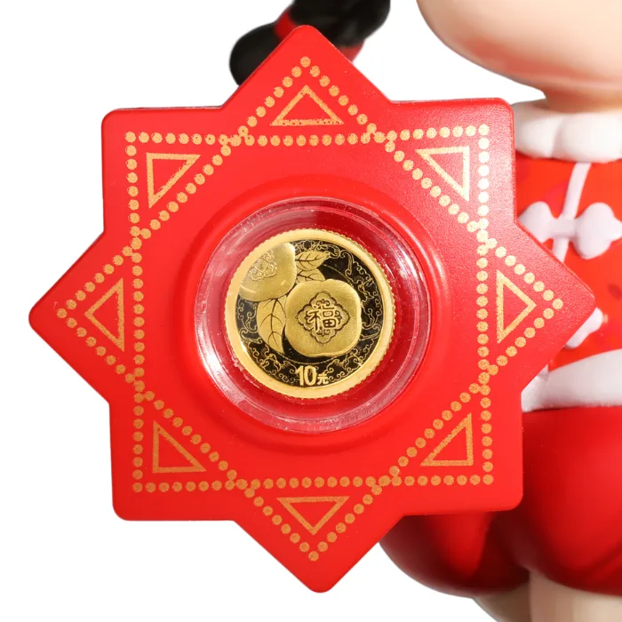 China New Year Celebration Gold and silver coin