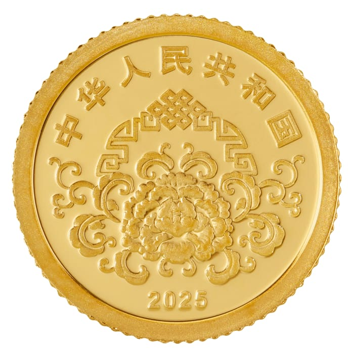 China New Year Celebration Gold and silver coin