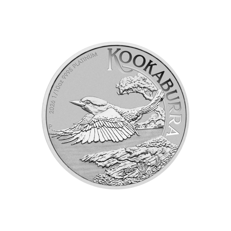 2026 Australia kookaburra 1/10 oz Platinum coin