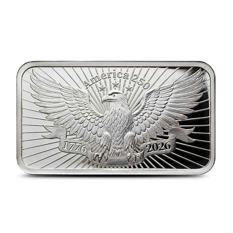 Pamp Suisse 1oz 250th Anniversary of the USA Silver Bar