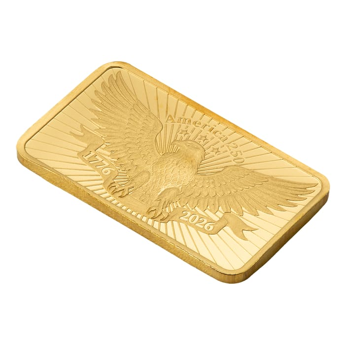 Pamp Suisse 2.5g 250th Anniversary of the USA minted Bar