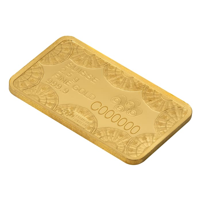 Pamp Suisse 2.5g 250th Anniversary of the USA minted Bar
