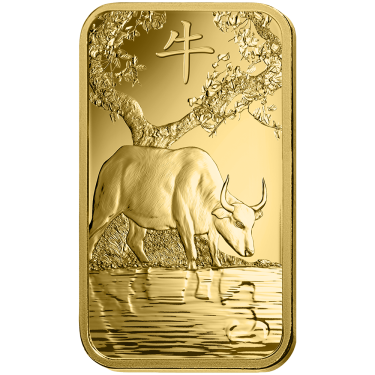 Pamp Suisse Lunar 2021 OX 5g Gold Bar