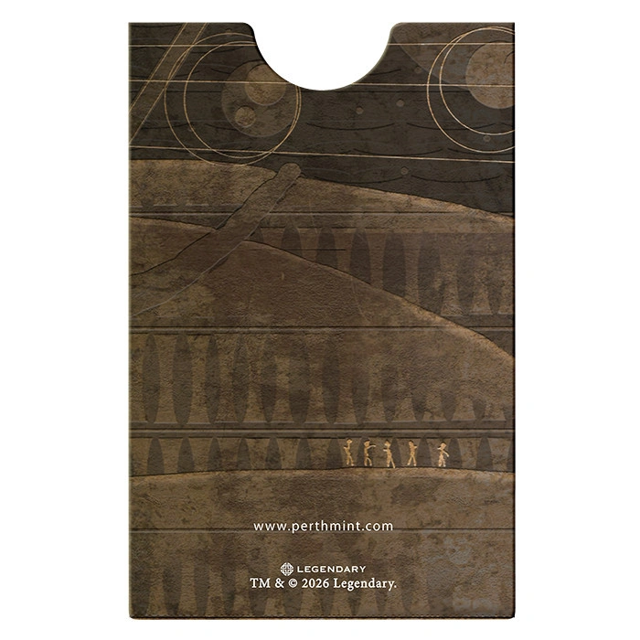 DUNE Shaihulud 1g Gold coloured Minted Bar