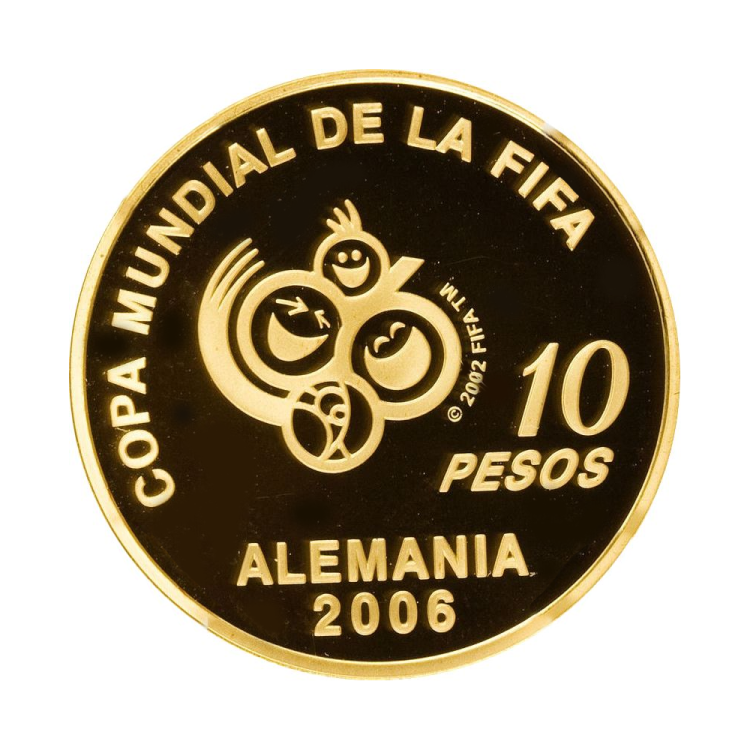 ARGENTINA 2006 FIFA Worldcup Gold Proof Coin