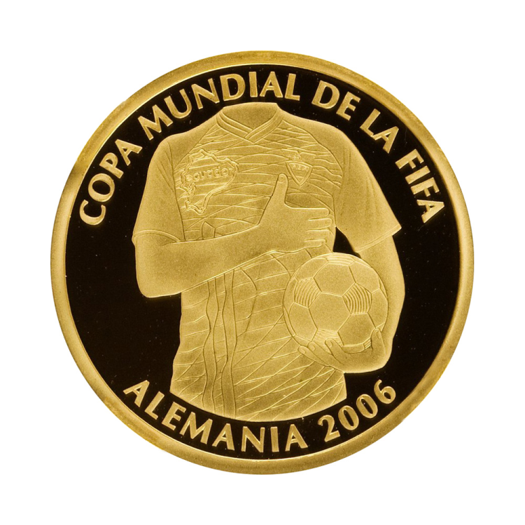 Ecuador FIFA World Championship 2006 Gold Proof Coin