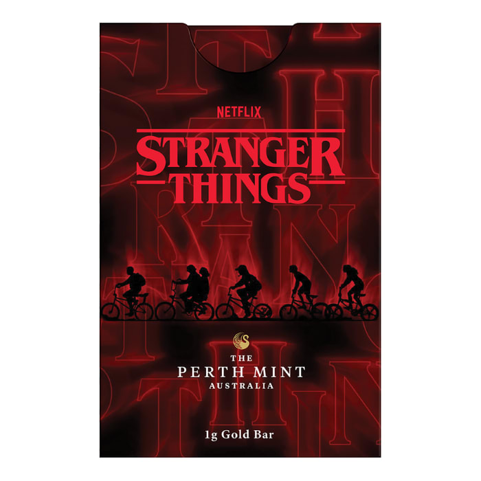 Stranger Things 1g Gold Minted Bar